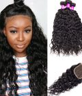 Water Wave With 5×5 HD Lace Closure