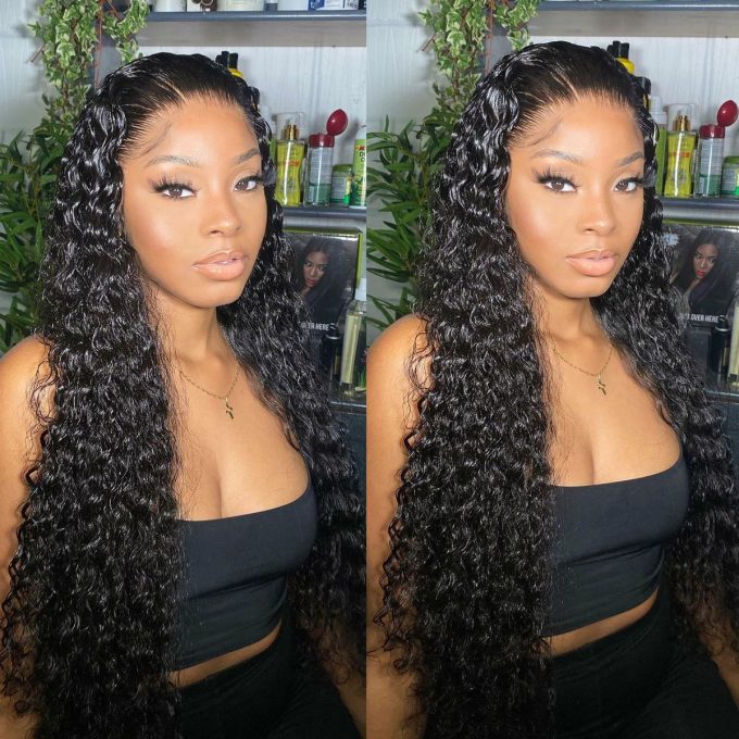 Water Wave 360 Lace Frontal Wig