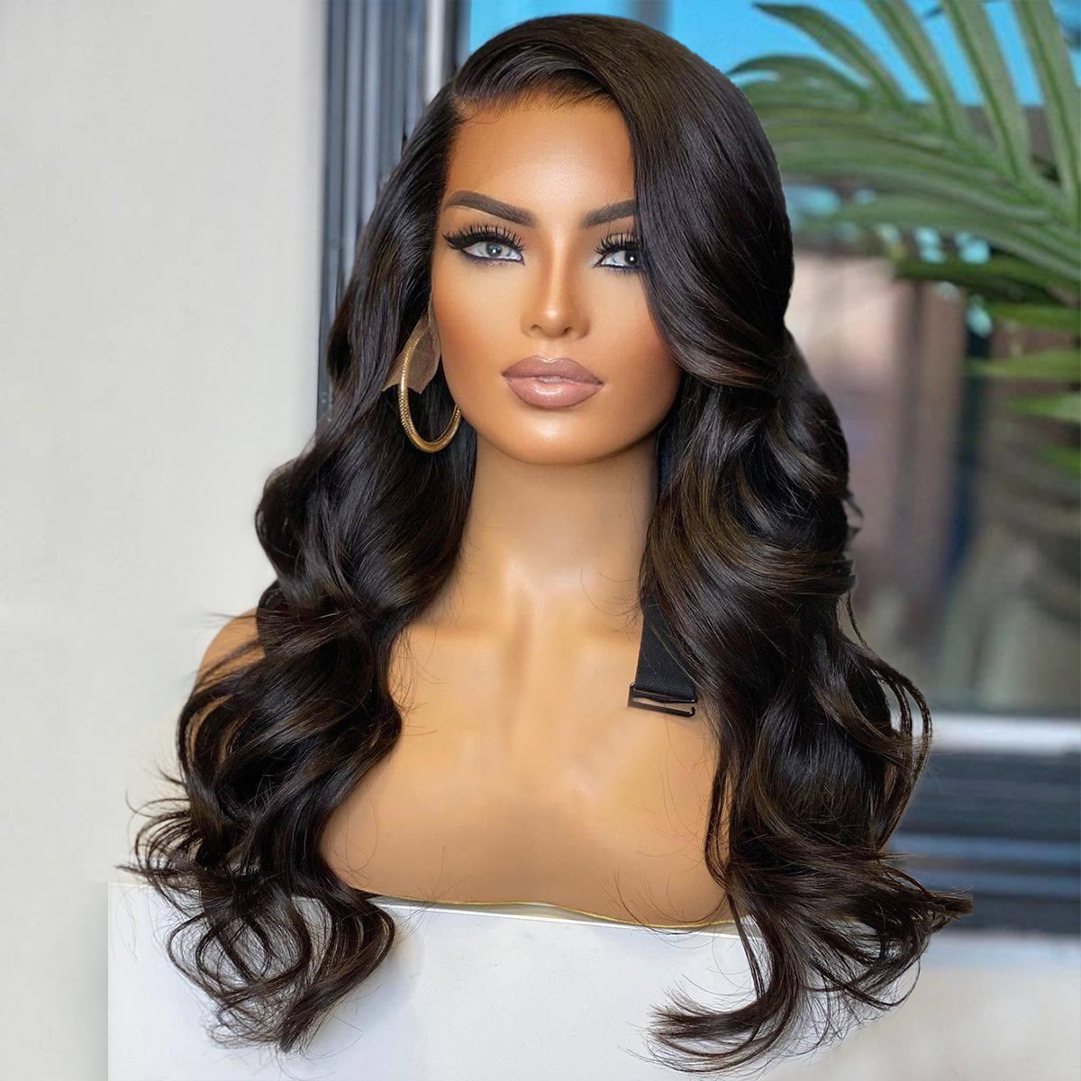 Classy Body Wave Human Hair Glueless Wig 13×4 HD Full Frontal Lace Wig