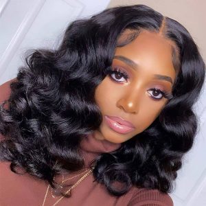loose deep wave Pixie cut wig