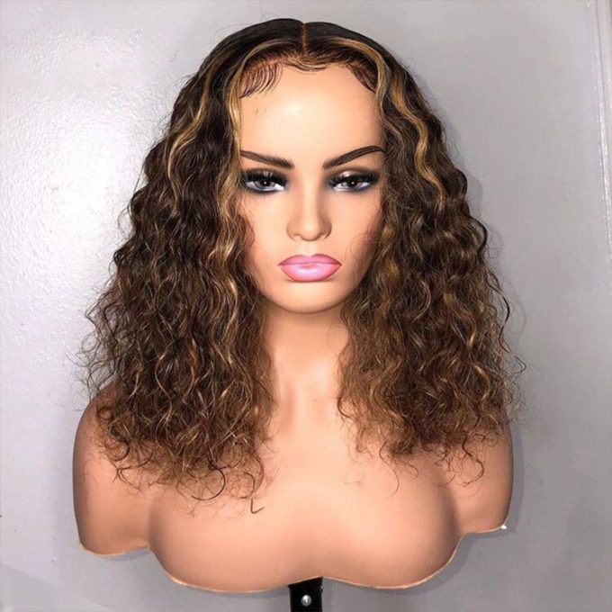 Highlight Water Wave Lace Bob Wig