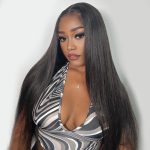 Straight airy cap wig