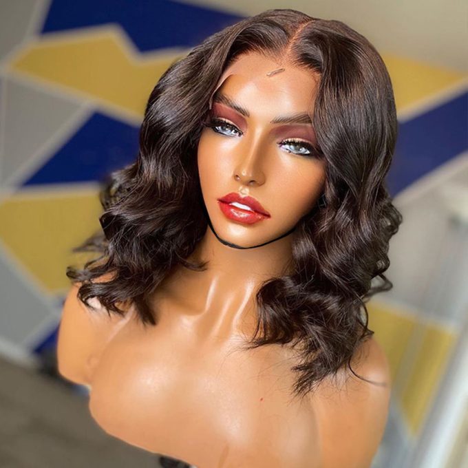 Short Wavy Wave Bob Wig