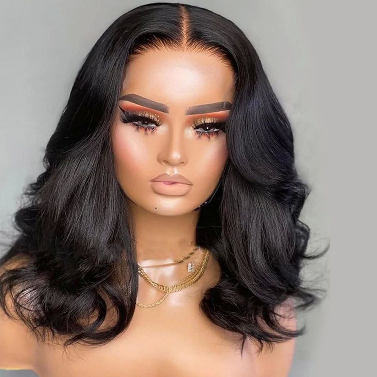 5×5 Glueless Loose Wave HD Lace Closure Wigs Middle Part | 180% Density Human Hair
