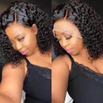 deep curly bob wig