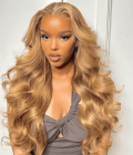 #27 Honey Blonde Body Wave Lace Front Wig