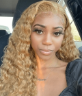 Honey Blonde Water Wave Wig