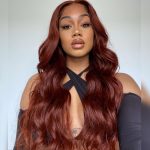 Reddish Brown #33 Body Wave Human Hair Wig