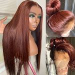 Reddish Brown #33 Straight Lace Wig