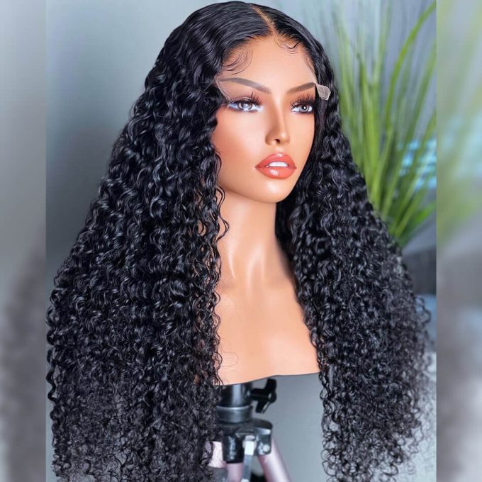 High Density Curly Human Hair Wig
