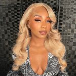#27 Honey Blonde Body Wave Lace Front Wig