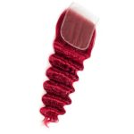 red_color_loose_deep_wave_lace_closure- edit