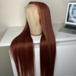 Reddish Brown #33 Straight Lace Wig