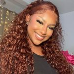 Reddish Brown #33 Water Wave Wig