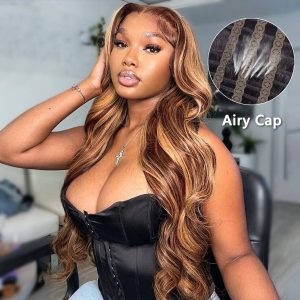 Breathable Airy Cap Wear Go Highlight Glueless Body Wave & Straight Wig 13×5 6×5 Pre Cut Lace Wig
