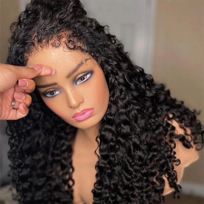 4C Edges Hairline Deep Wave Glueless Wig