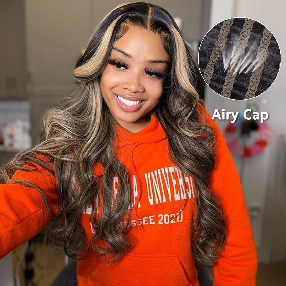 Breathable Airy Cap Wear Go Highlight Glueless Body Wave And Straight Wig Super Easy Install 9×5 6×5 Pre Cut Lace Wig