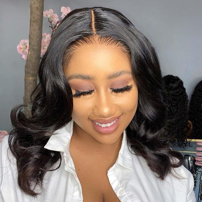 Wear Go Wig Pre Cut Lace Barrel Curls Glueless 5x6 HD Lace Shoulder Length Wig