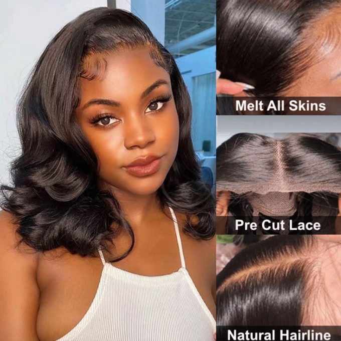 Wear Go Wig Pre Cut Lace Barrel Curls Glueless 5x6 HD Lace Shoulder Length Wig