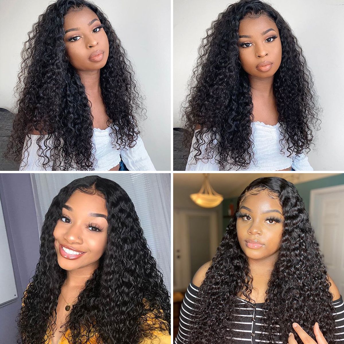 4×4 Undetectable Lace Closure Wig Curly