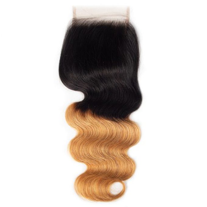 T1b27 body 4x4 lace closure