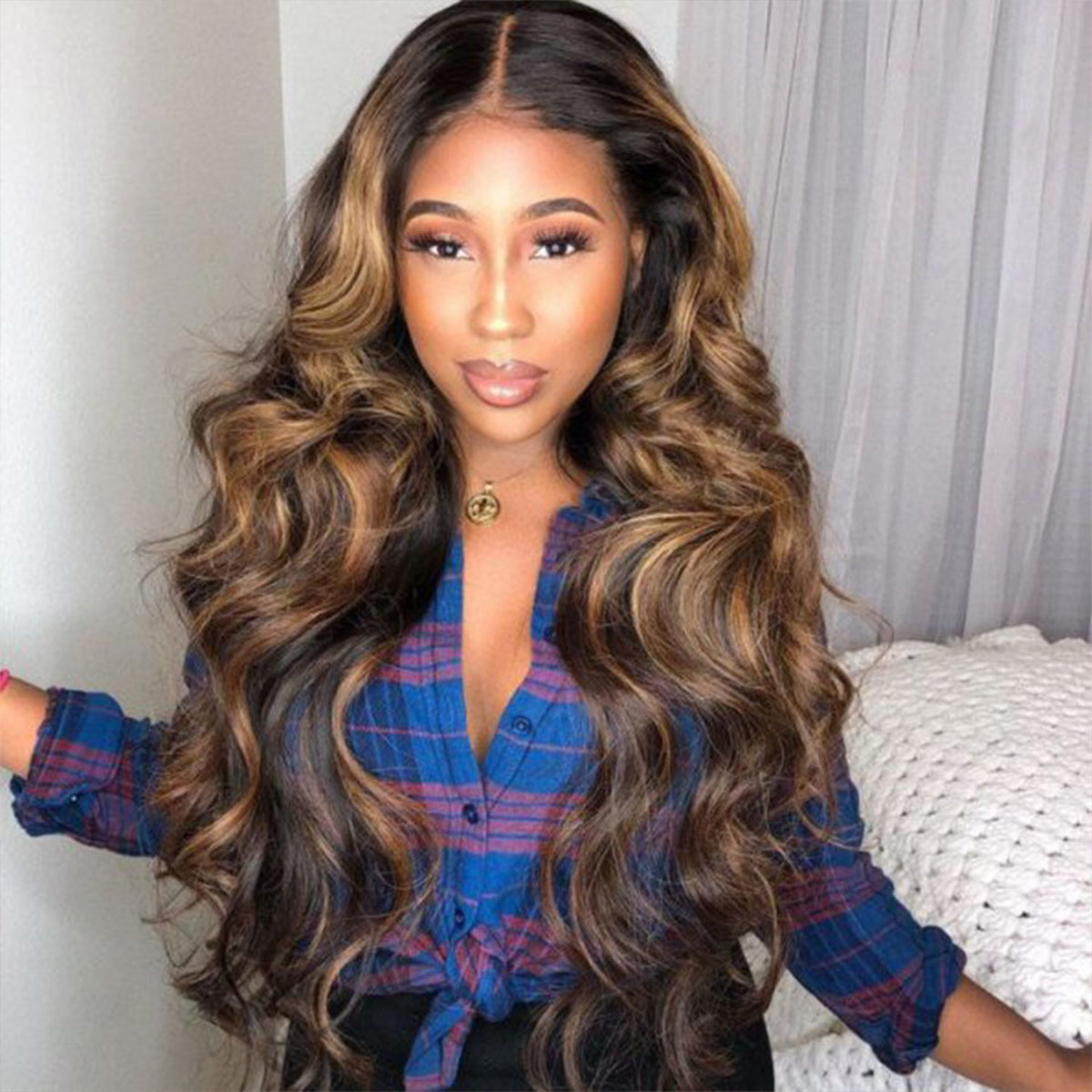 Wear and go pre cut lace wig