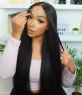 kinky straight wear and go pre cut lace wig