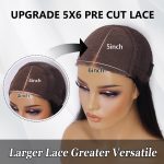 kinky straight wear and go pre cut lace wig