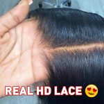 kinky straight wear and go pre cut lace wig