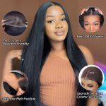 straight wear and go pre cut lace wig