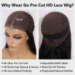 straight wear and go pre cut lace wig