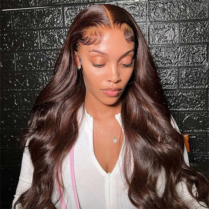Dark Brown Wear & Go Glueless HD Lace Closure Wig