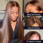 Dark Brown Wear & Go Glueless HD Lace Closure Wig
