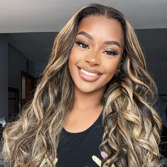 wear go pre cut balayage highlight wig