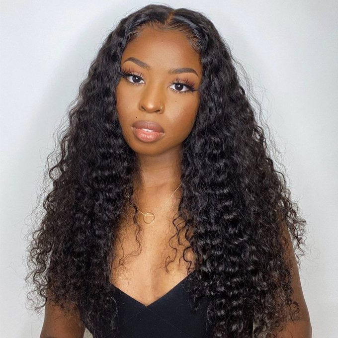 deep wave breathable airy cap wig