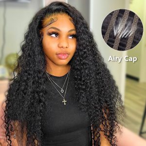 curly airy cap wig