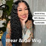 deep wave breathable airy cap wig