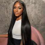 straight airy cap wig