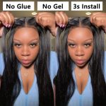straight airy cap wig