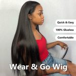 straight airy cap wig