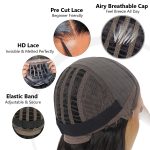 water wave airy cap wig