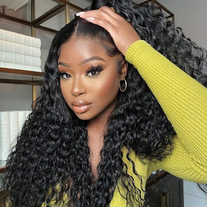 water wave airy cap wig