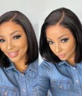 HD Glueless Straight Bob Wig