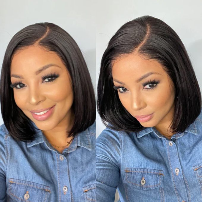 HD Glueless Straight Bob Wig