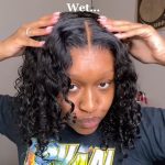 Bouncy Water Wave Airy Cap Wig