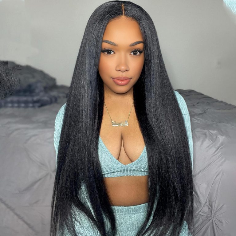 13x4 13x6 Kinky Straight Wig