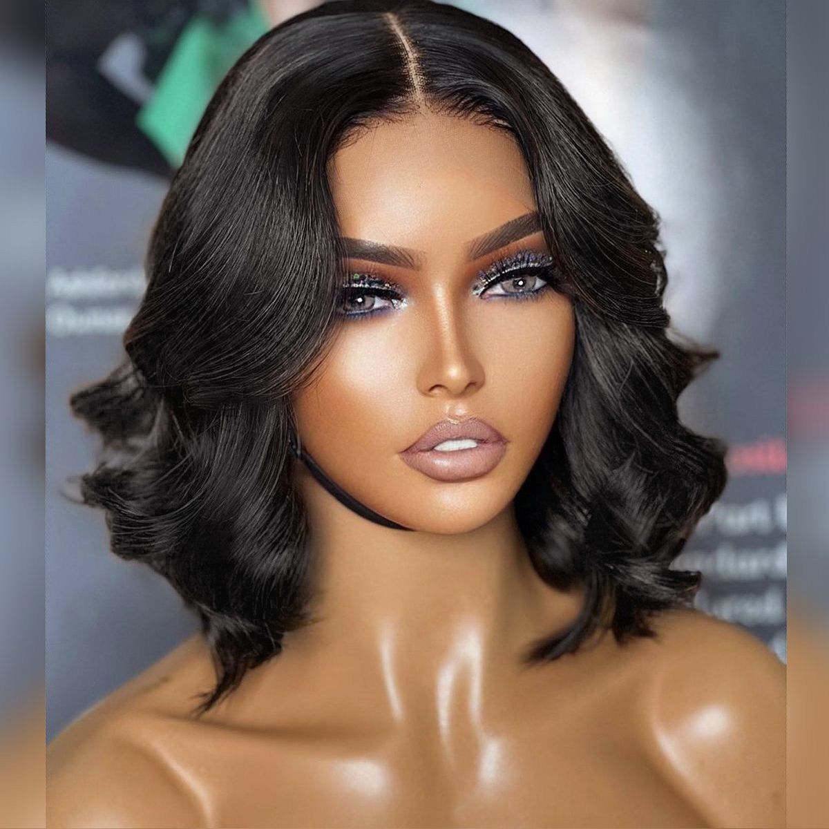 Wear Go Loose Body Wave Short Bob Wig Airy Cap Pre-Bleached Knots Glueless 5×5 Lace Wig