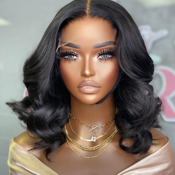 loose 5*5 hd lace closure wig