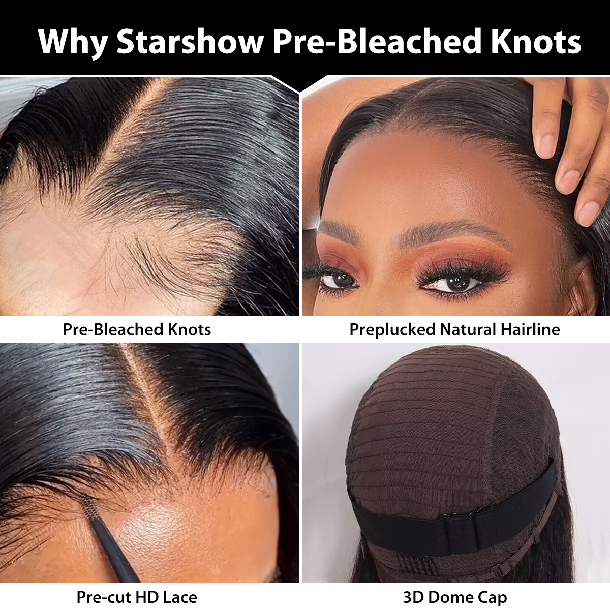 pre bleached knots wig