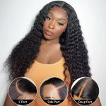 deep wave silk base lace wig